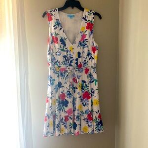Draper James RSVP Sleeveless Floral Dress - SZ M